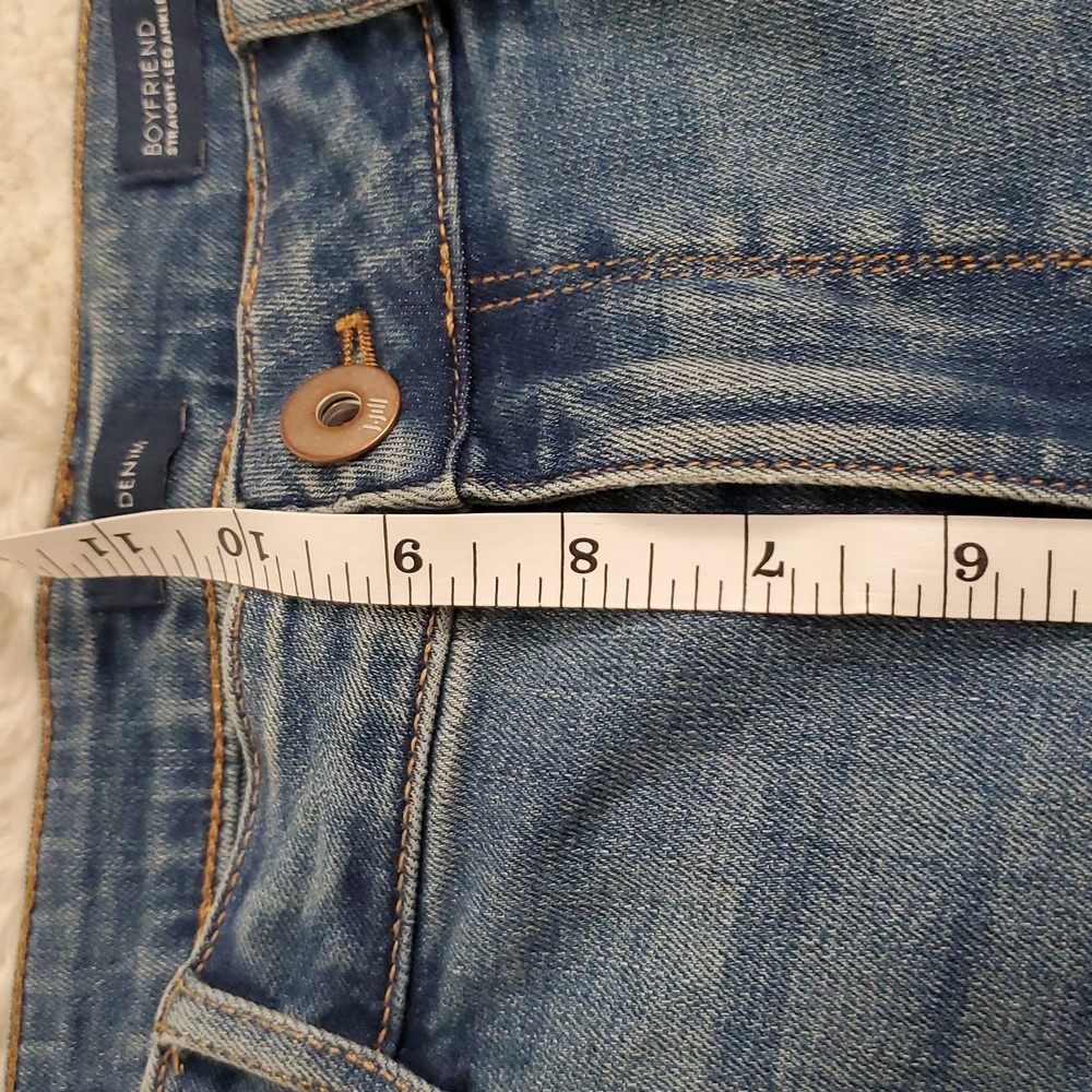 J. Jill Denim Boyfriend Straight Leg Ankle Jeans 14P - Picture 9 of 10